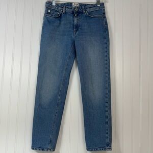 Ace Studios Jeans‎ Women's 26/32 Row Carter Mid - Rise Straight Leg Crop Length